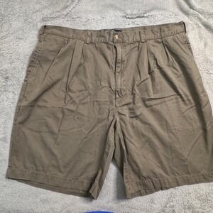 Vintage Polo Ralph Lauren Tyler Short Men's Khaki Pleated Cotton Chino Shorts 42